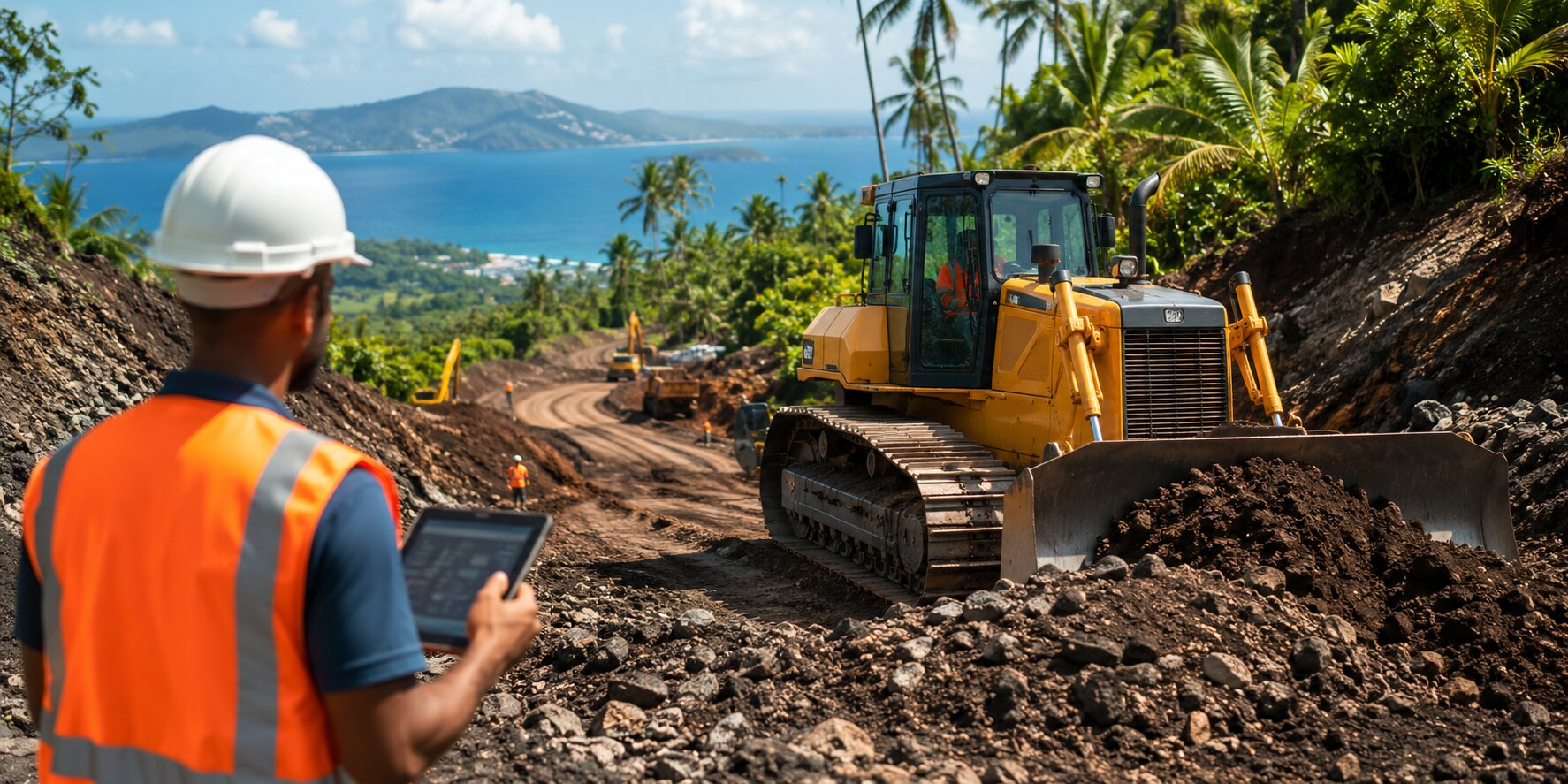 Terrassement et voirie à Mayotte